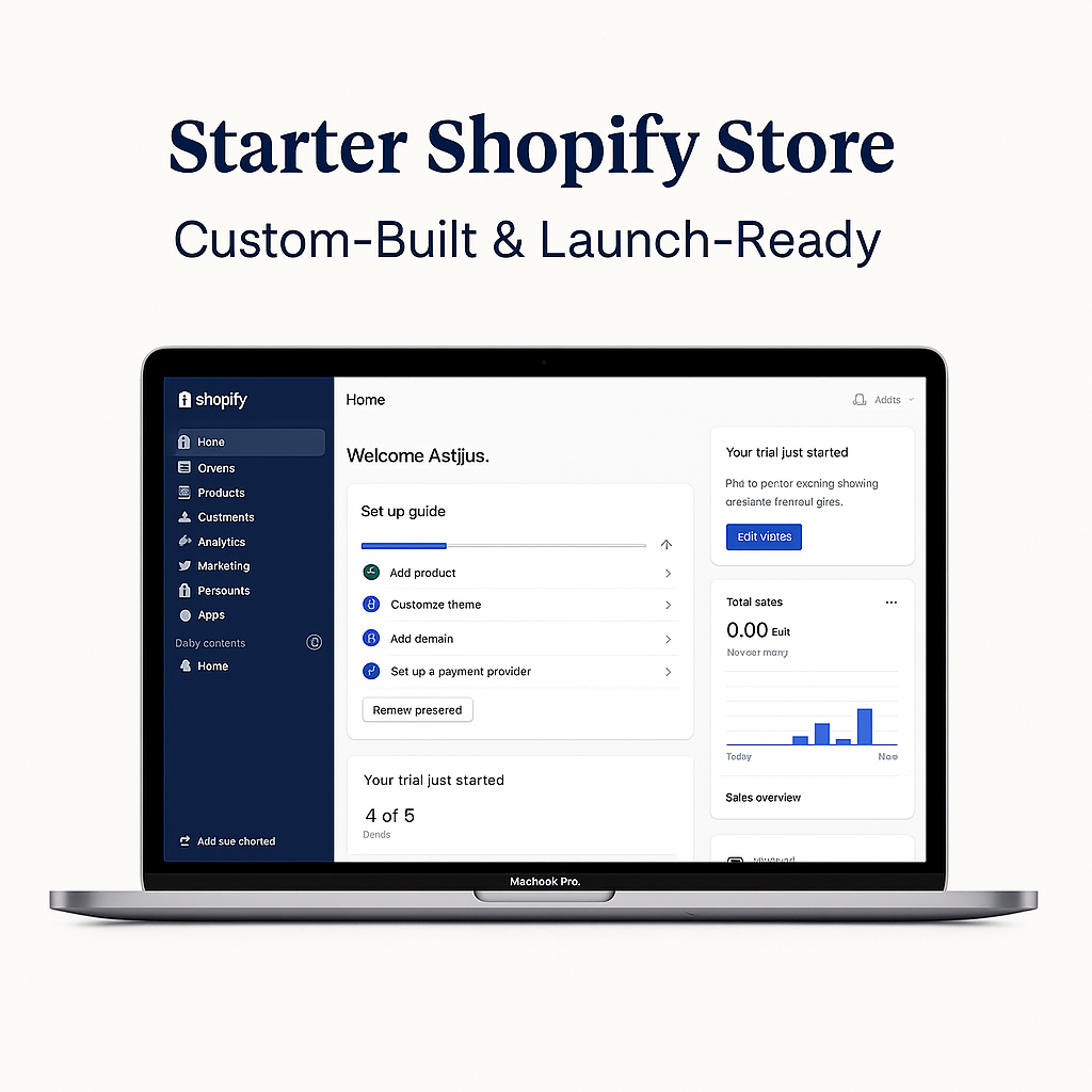 Starter Shopify Store – Custom-Built & Launch-Ready